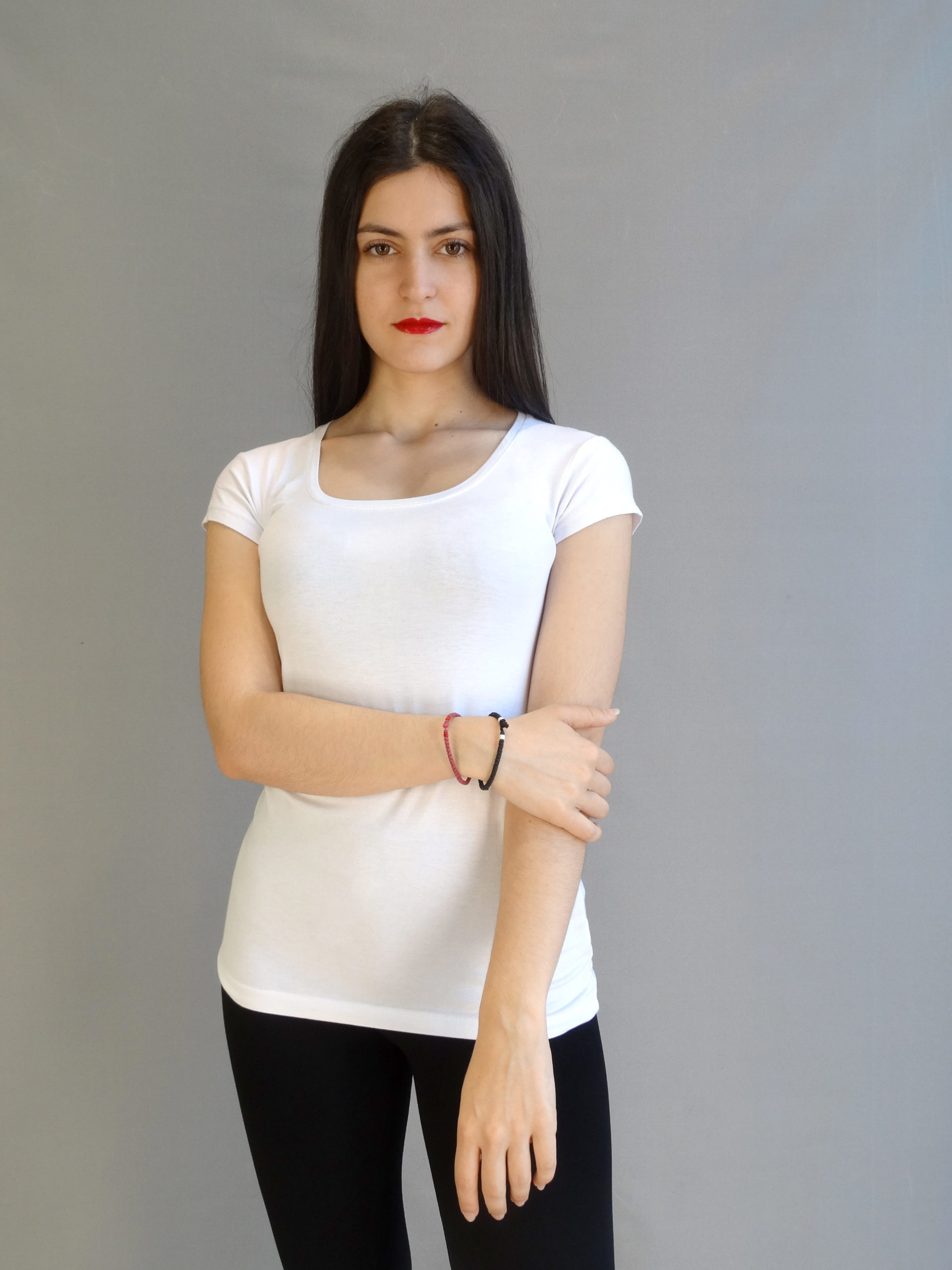 Basic ελαστικό t-shirt