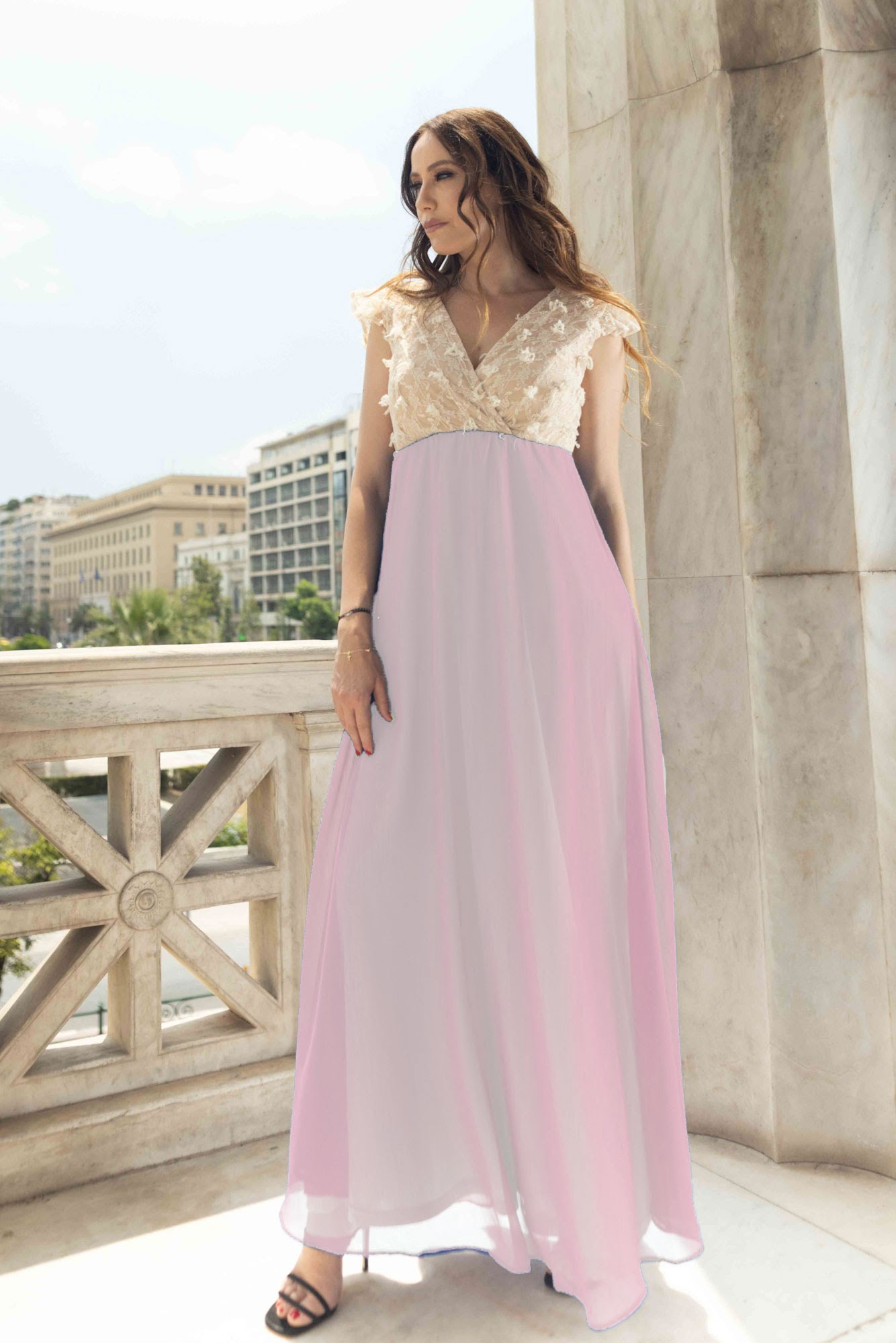 Φορεμα-ροζ-2 Φόρεμα SHINE2gether