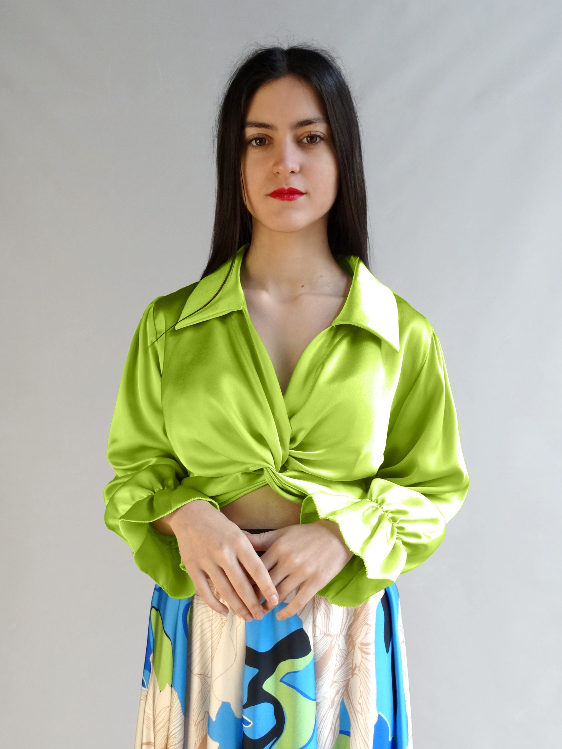 Σατέν Μπλούζα